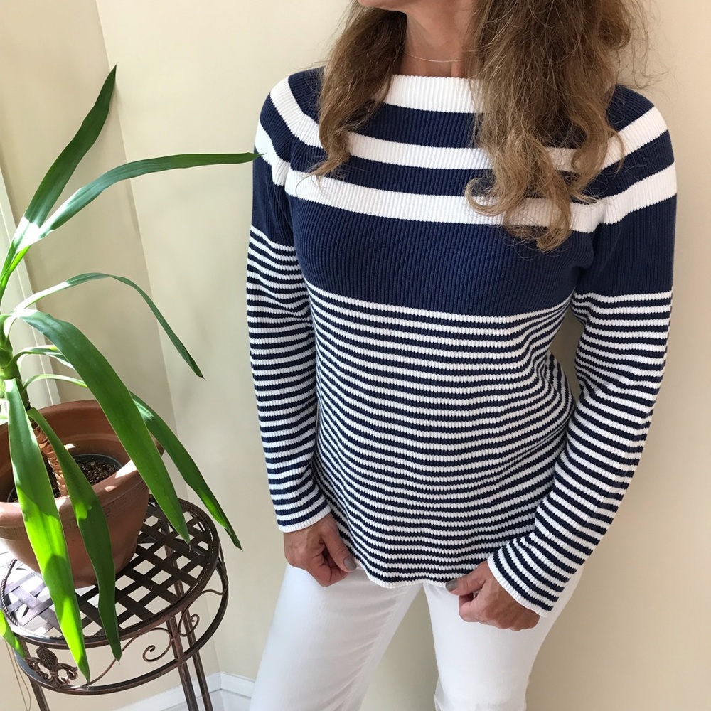 Prada Striped Sweater—Size Large